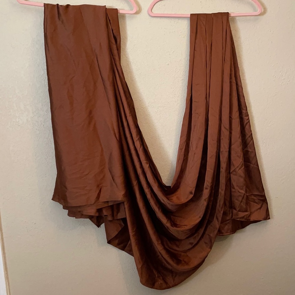 Indian satin pre-stitched saree